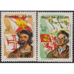 Brasil Brazil 1654/55 1984 España 84 Exp. Filatélica Internacional MNH Brasil Brazil 1654/55 1984 España 84 Exp. Filatélica Internacional MNH