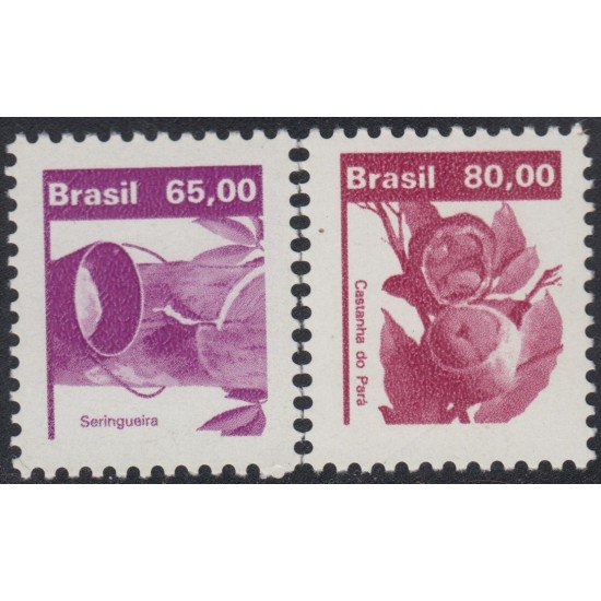 Brasil Brazil 1660/61 1984 Serie Antigua Recursos Económicos MNH Brasil Brazil 1660/61 1984 Serie Antigua Recursos Económicos MNH