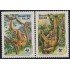 Brasil Brazil 1672/73 1984 Protección de la Fauna Mono Monkey MNH