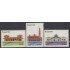 Brasil Brazil 1678/80 1984 Estaciones de trenes Train Stations MNH