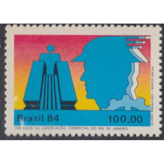 Brasil Brazil 1690 1984 Asociación comercial de Río de Janeiro MNH Brasil Brazil 1690 1984 Asociación comercial de Río de Janeiro MNH