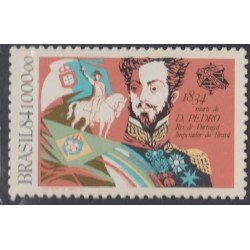 Brasil Brazil 1691 1984 Don Pedro IV Rey de Portugal y Pedro I Emperador MNH Brasil Brazil 1691 1984 Don Pedro IV Rey de Portugal y Pedro I Emperador MNH
