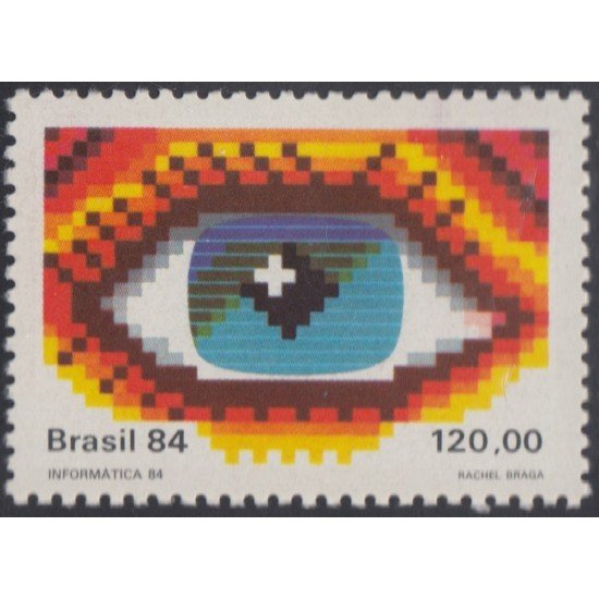 Brasil Brazil 1697 1984 4º Foro Internacional de Informática MNH