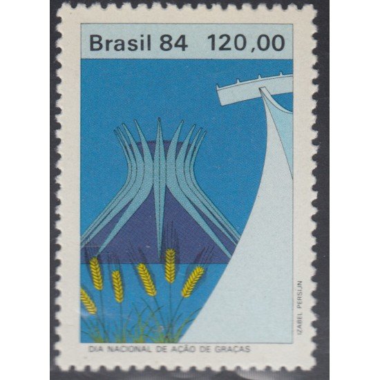 Brasil Brazil 1704 1984 Día Nacional de Acción de Gracias MNH