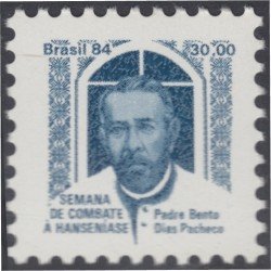 Brasil Brazil 1705 1984 Preservación contra el mal de Hansen MNH Brasil Brazil 1705 1984 Preservación contra el mal de Hansen MNH