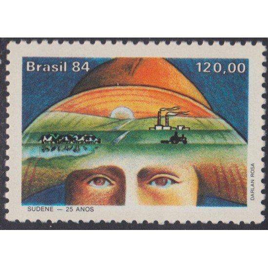 Brasil Brazil 1712 1984 25 Aniversario de la SUDENE MNH Brasil Brazil 1712 1984 25 Aniversario de la SUDENE MNH