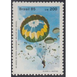 Brasil Brazil 1717 1985 40 Años de paracaidismo militar en Brasil MNH Brasil Brazil 1717 1985 40 Años de paracaidismo militar en Brasil MNH