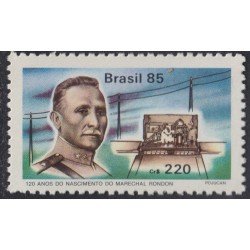 Brasil Brazil 1729 1985 Mariscal Rondon Línea Telegráfica MNH Brasil Brazil 1729 1985 Mariscal Rondon Línea Telegráfica MNH