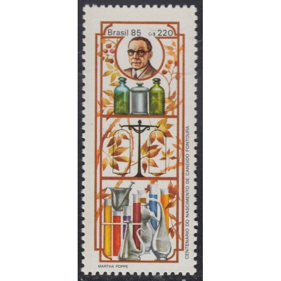 Brasil Brazil 1730 1985 Candido Fontoura Pionero en la industria farmacéutica MN