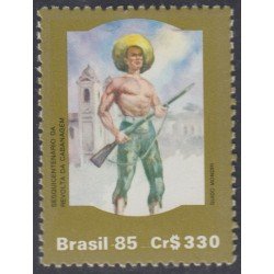 Brasil Brazil 1756 1985 Revuelta de Cabanagem Guido Mondin MNH Brasil Brazil 1756 1985 Revuelta de Cabanagem Guido Mondin MNH