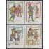 Brasil Brazil 1758/61 1985 Uniformes militares MNH