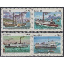 Brasil Brazil 1768/71 1985 Enlace marítimo Río-Niteroi MNH Brasil Brazil 1768/71 1985 Enlace marítimo Río-Niteroi MNH
