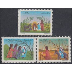 Brasil Brazil 1775/77 1985 Navidad Chritsmas MNH Brasil Brazil 1775/77 1985 Navidad Chritsmas MNH