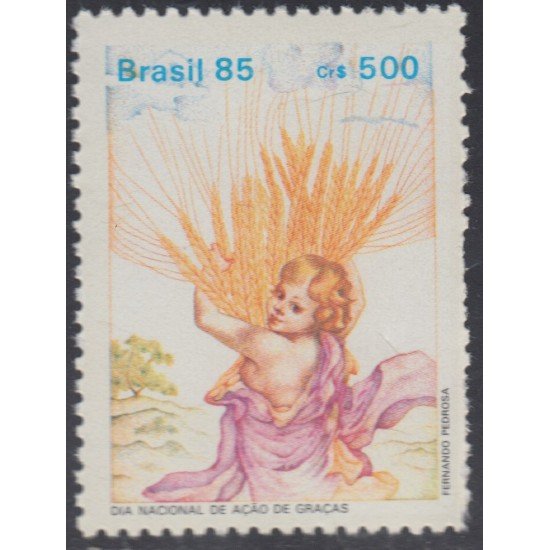 Brasil Brazil 1783 1985 Día Nacional de acción de Gracia MNH
