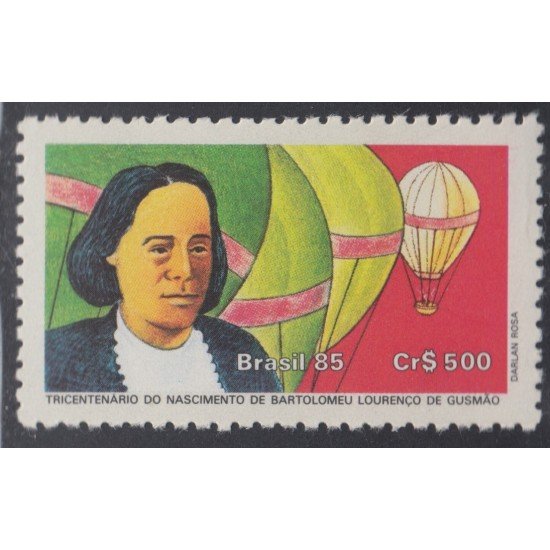 Brasil Brazil 1785 1985 Bartolome Lorenzo de Gusmao MNH