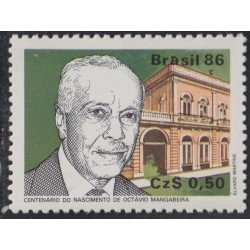 Brasil Brazil 1800 1986 Octavio Mangabeira MNH Brasil Brazil 1800 1986 Octavio Mangabeira MNH