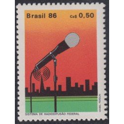 Brasil Brazil 1802 1986 Sistema de Radiofusión Federal MNH Brasil Brazil 1802 1986 Sistema de Radiofusión Federal MNH