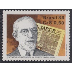 Brasil Brazil 1807 1986 Ernesto Simoes Filho MNH Brasil Brazil 1807 1986 Ernesto Simoes Filho MNH