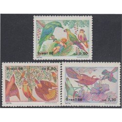 Brasil Brazil 1811/13 1986 Navidad Chritsmas Aves Birds MNH Brasil Brazil 1811/13 1986 Navidad Chritsmas Aves Birds MNH