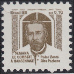 Brasil Brazil 1817 1986 Preservación contra el mal de Hansen MNH Brasil Brazil 1817 1986 Preservación contra el mal de Hansen MNH