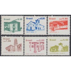 Brasil Brazil 1821/26 1986 Patrimonio arquitectural Artístico e Histórico MNH Brasil Brazil 1821/26 1986 Patrimonio arquitectural Artístico e Histórico MNH