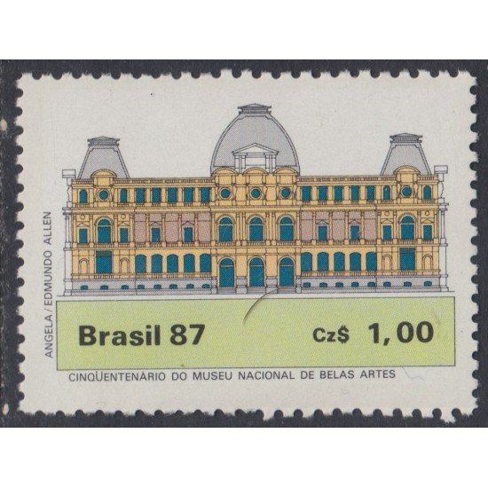 Brasil Brazil 1827 1987 50 Años del Museo Nacional de Bellas Artes MNH Brasil Brazil 1827 1987 50 Años del Museo Nacional de Bellas Artes MNH