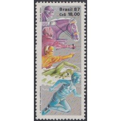 Brasil Brazil 1833 1987 Juegos deportivos panamericanos MNH Brasil Brazil 1833 1987 Juegos deportivos panamericanos MNH