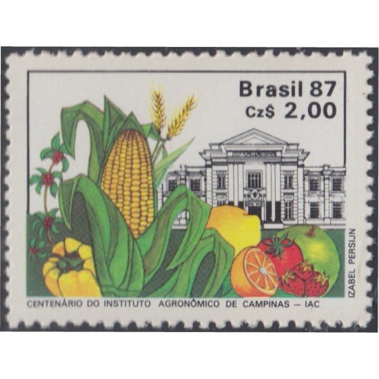 Brasil Brazil 1839 1987 Centenario del Inst. Gastronómico de Campiña MNH Brasil Brazil 1839 1987 Centenario del Inst. Gastronómico de Campiña MNH