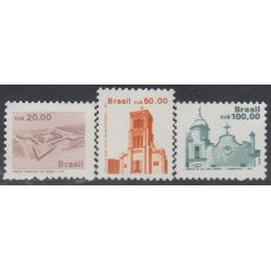 Brasil Brazil 1844/46 1987 Patrimonio arquitectural Artístico e Histórico MNH Brasil Brazil 1844/46 1987 Patrimonio arquitectural Artístico e Histórico MNH