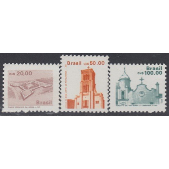 Brasil Brazil 1844/46 1987 Patrimonio arquitectural Artístico e Histórico MNH Brasil Brazil 1844/46 1987 Patrimonio arquitectural Artístico e Histórico MNH