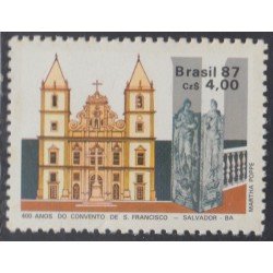 Brasil Brazil 1852 1987 Convento de San Francisco de Salvador MNH Brasil Brazil 1852 1987 Convento de San Francisco de Salvador MNH