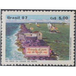 Brasil Brazil 1853 1987 450 Aniversario de la villa de Recife MNH Brasil Brazil 1853 1987 450 Aniversario de la villa de Recife MNH