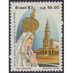 Brasil Brazil 1863 1987 Señora de Fátima MNH Brasil Brazil 1863 1987 Señora de Fátima MNH