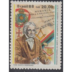 Brasil Brazil 1869 1988 José Bonifacio de Andrada y Silva MNH
