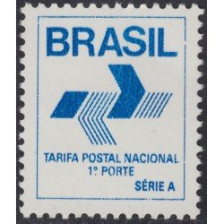 Brasil Brazil 1877 1988 Serie Antigua sello provisional MNH