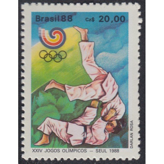 Brasil Brazil 1879 1988 XXXIV Juegos olímpicos en Seul MNH Brasil Brazil 1879 1988 XXXIV Juegos olímpicos en Seul MNH
