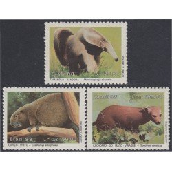 Brasil Brazil 1880/82 1988 Animales protegidos MNH