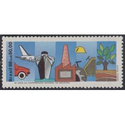 Brasil Brazil 1883 1988 Confederación Nacional de la Industria MNH