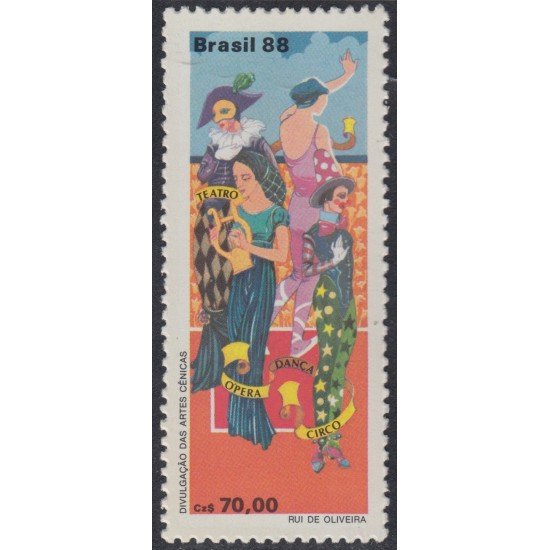 Brasil Brazil 1903 1988 Artes escénicas Danza Teatro ópera Circo MNH Brasil Brazil 1903 1988 Artes escénicas Danza Teatro ópera Circo MNH