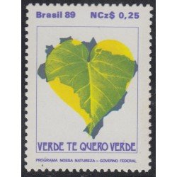 Brasil Brazil 1910 1989 Programa de preservación de la naturaleza MNH