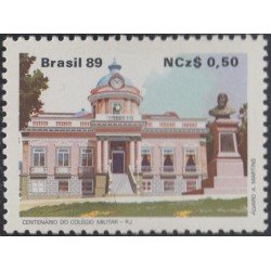 Brasil Brazil 1914 1989 Centenario de Escuela Militar  de Río de Janeiro MNH