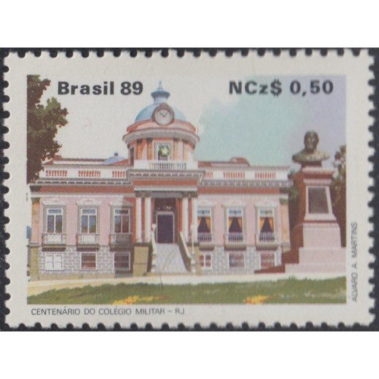 Brasil Brazil 1914 1989 Centenario de Escuela Militar de Río de Janeiro MNH Brasil Brazil 1914 1989 Centenario de Escuela Militar de Río de Janeiro MNH