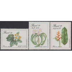 Brasil Brazil 1915/17 1989 Flores Brasileñas Flowers MNH