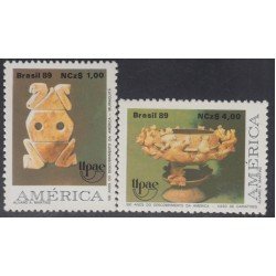 Brasil Brazil 1935/36 1989 América Upae Arte precolombino MNH Brasil Brazil 1935/36 1989 América Upae Arte precolombino MNH