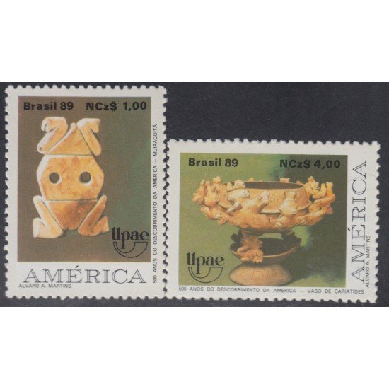 Brasil Brazil 1935/36 1989 América Upae Arte precolombino MNH Brasil Brazil 1935/36 1989 América Upae Arte precolombino MNH