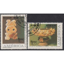Brasil Brazil 1935/36 1989 América Upae Arte precolombino Usado Brasil Brazil 1935/36 1989 América Upae Arte precolombino Usado