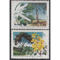 Brasil Brazil 1948/49 1990 Sociedad botánica brasileña árbol flor MNH Brasil Brazil 1948/49 1990 Sociedad botánica brasileña árbol flor MNH
