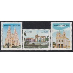 Brasil Brazil 1950/52 1990 Arquitectura religiosa Catedrales e Iglesias MNH Brasil Brazil 1950/52 1990 Arquitectura religiosa Catedrales e Iglesias MNH