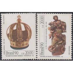 Brasil Brazil 1965/66 1990 Museos imperial de Petrópolis y Misiones MNH Brasil Brazil 1965/66 1990 Museos imperial de Petrópolis y Misiones MNH