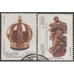 Brasil Brazil 1965/66 1990 Museos imperial de Petrópolis y Misiones Usado Brasil Brazil 1965/66 1990 Museos imperial de Petrópolis y Misiones Usado